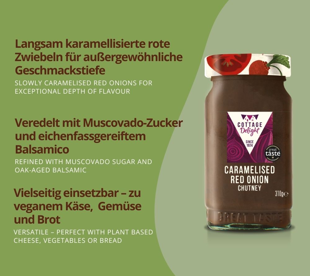 Caramelised Red Onion Chutney von Cottage Delight (310 g)