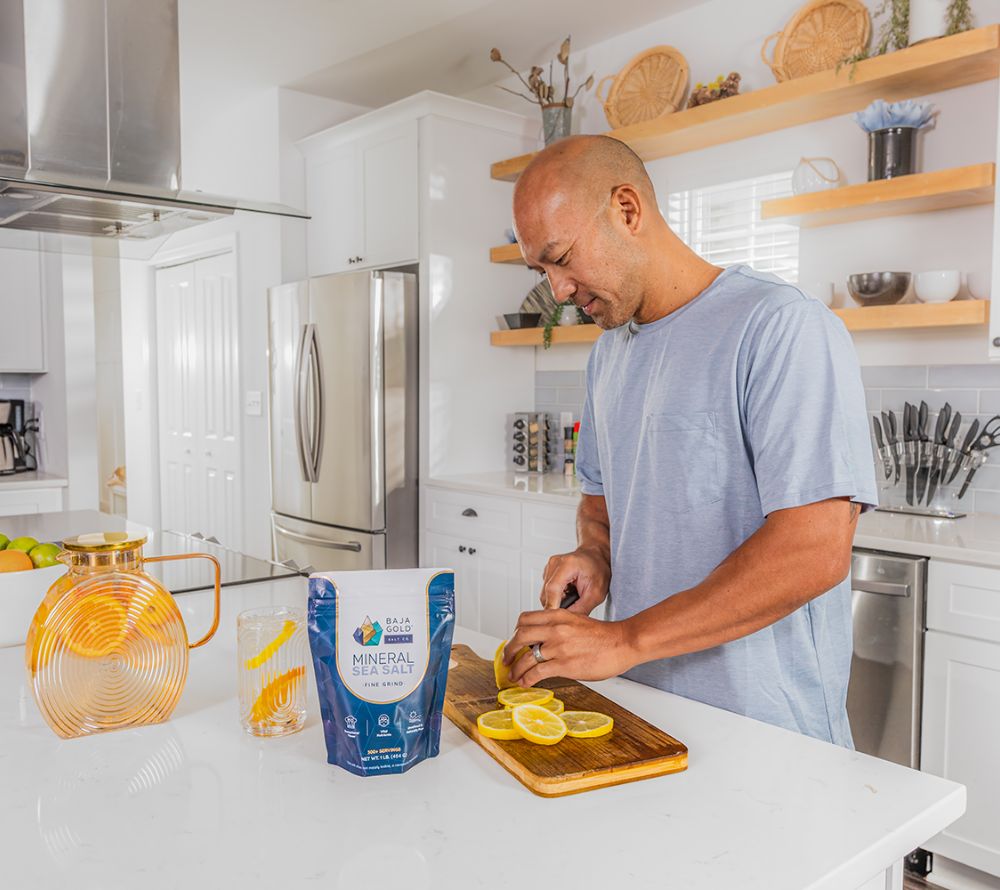 Baja Gold Mineral Sea Salt Fine Grind kaufen | Voller natürlicher Mineralien & Spurenelementen | Unraffiniert & sonnengetrocknet | Jetzt probieren!