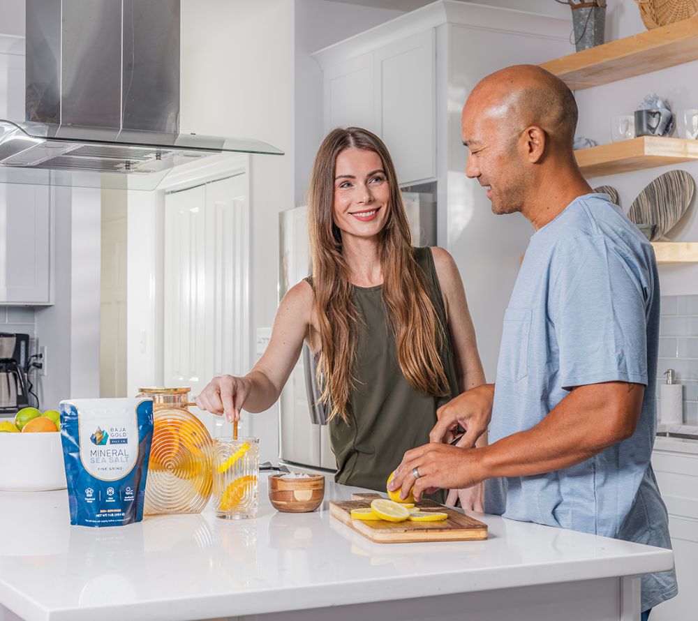 Baja Gold Mineral Sea Salt Fine Grind kaufen | Voller natürlicher Mineralien & Spurenelementen | Unraffiniert & sonnengetrocknet | Jetzt probieren!