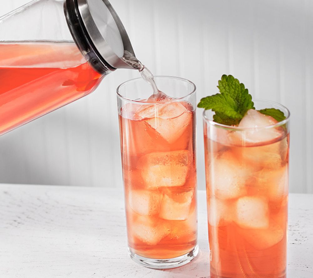 Berry Aloe Iced Tea | Exotic Beauty im Glas | Mit Aloe, Pitaya & Hibiskus | Koffeinfrei & vegan | 8 Teebeutel für Quart-Format | Jetzt probieren!