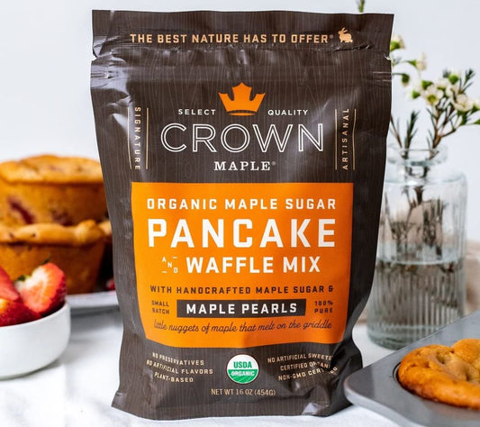 Crown Maple Organic Maple Sugar Pancake Waffle Mix