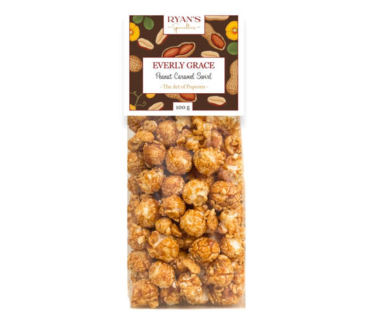 Everly Grace Peanut Caramel Swirl kaufen | Popcorn mit buttrigem Karamell & Erdnussbutter | Hergestellt mit natürlichen Zutaten | Perfekt für jeden Snack-Moment