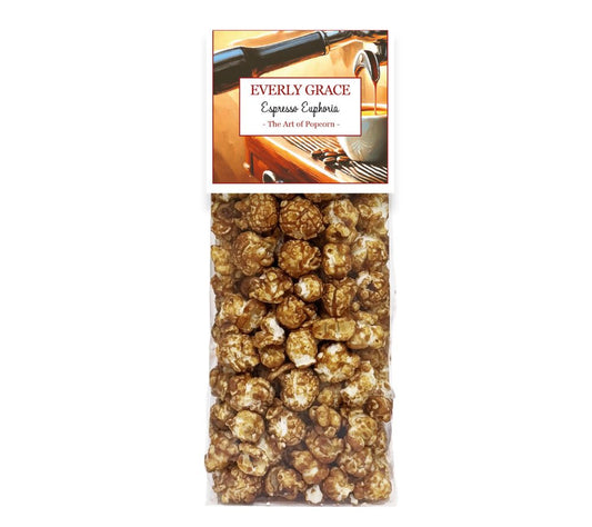 Everly Grace Espresso Euphoria Popcorn mit Espressogeschmack und Karamell
