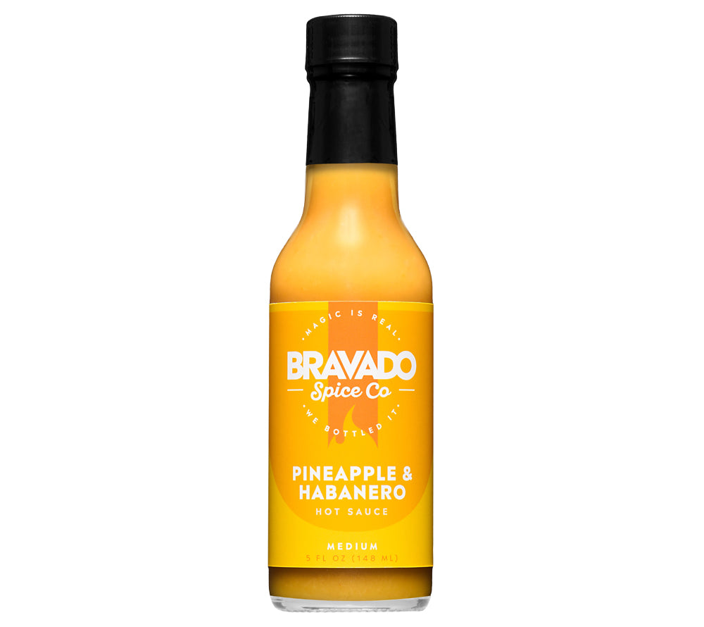 4-Pack Hot Sauce Set von Bravado Spice Co. - Pineapple & Habanero