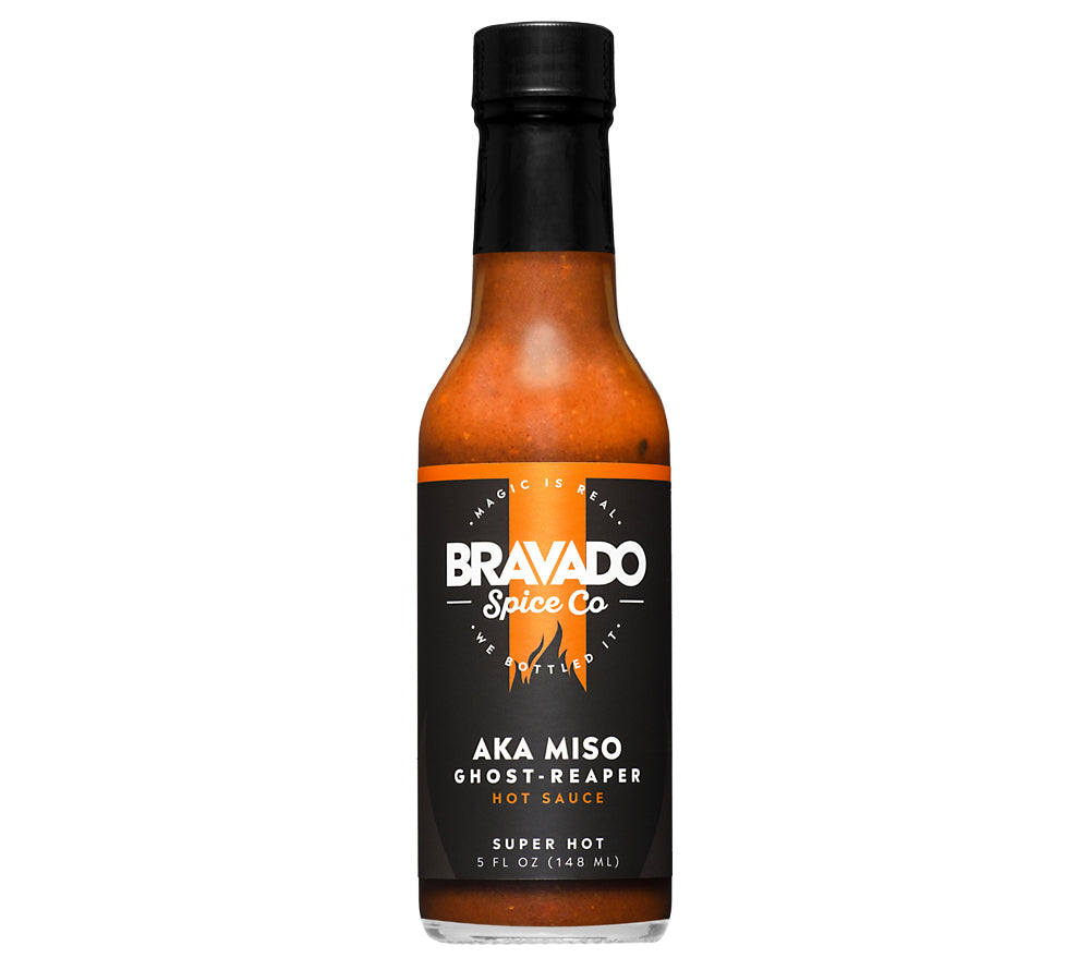 Super Hot Sauce Set von Bravado Spice Co. - Aka Miso Ghost-Reaper