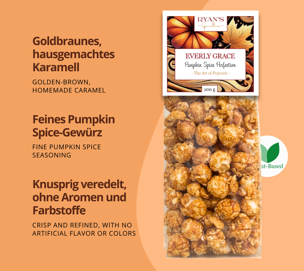 Popcorn Pumpkin Spice Perfection von Everly Grace kaufen | süß-würziger Geschmack | perfekt für den Kinoabend im Herbst