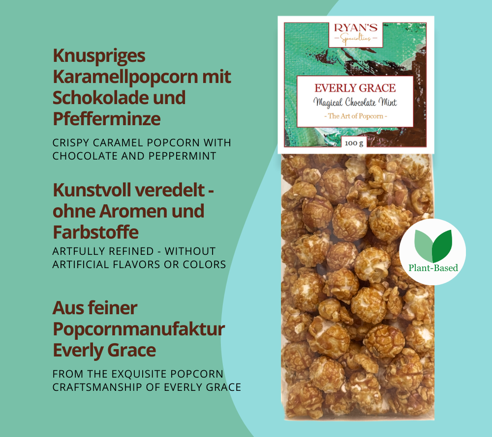 Everly Grace Popcorn Magical Chocolate Mint kaufen | verführerisch mit feiner Schokoladennote und einem Hauch Minze | perfekt als Geschenk | EU-weiter Versand