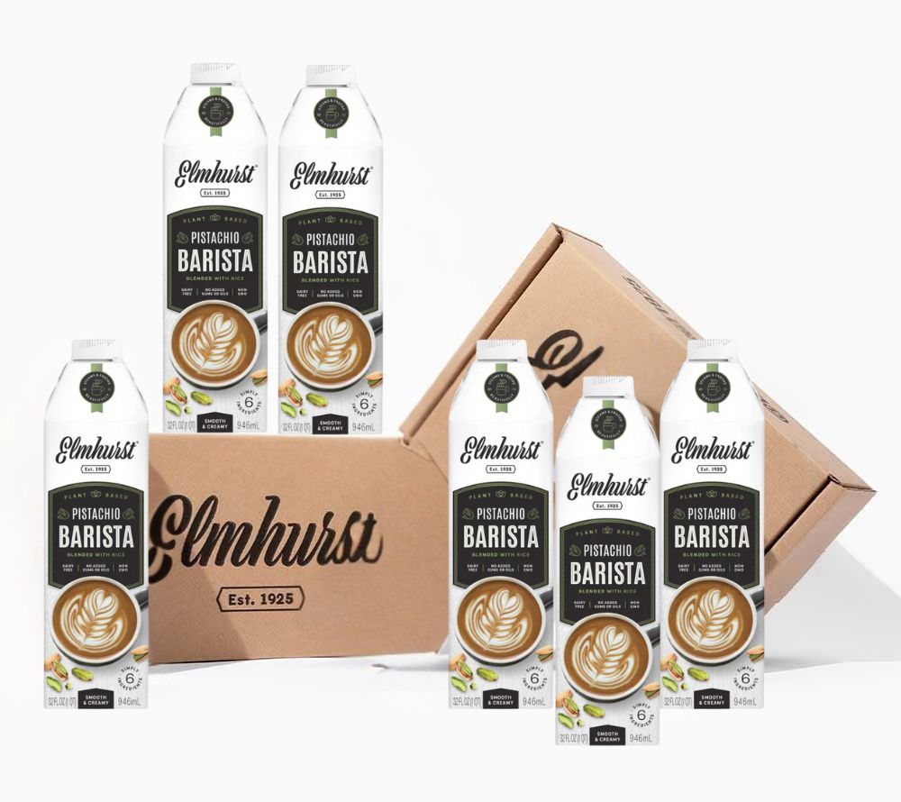 Barista Pistachio von Elmhurst | 100 % pflanzlich, vegan & laktosefrei | frei von Zusatzstoffen | EU-weiter Versand