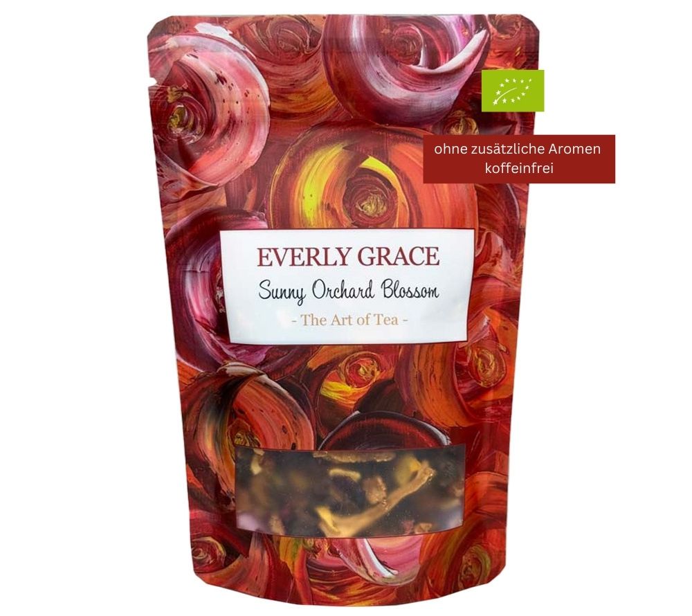 Sunny Orchard Blossom von Everly Grace kaufen | Dein Früchte-Glow in Bio! 🌸 Absoluter Game Changer unter den Früchtetees! 🌸 intensiv, natürlicher Geschmack