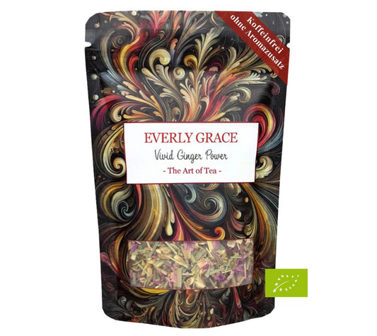Vivid Ginger Power Tea von Everly Grace🔥Dein Energy Boost 🔥 Explosion von Geschmack und Energie🔥Dein natürlicher, koffeinfreier Wachmacher