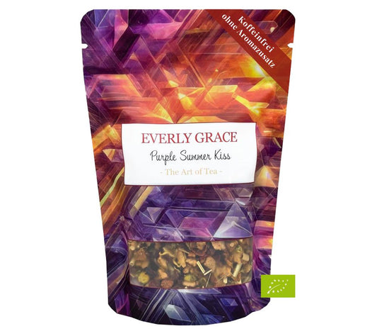 Everly Grace Tea - Purple Summer Kiss (80g-Beutel Bio-Kräutertee)