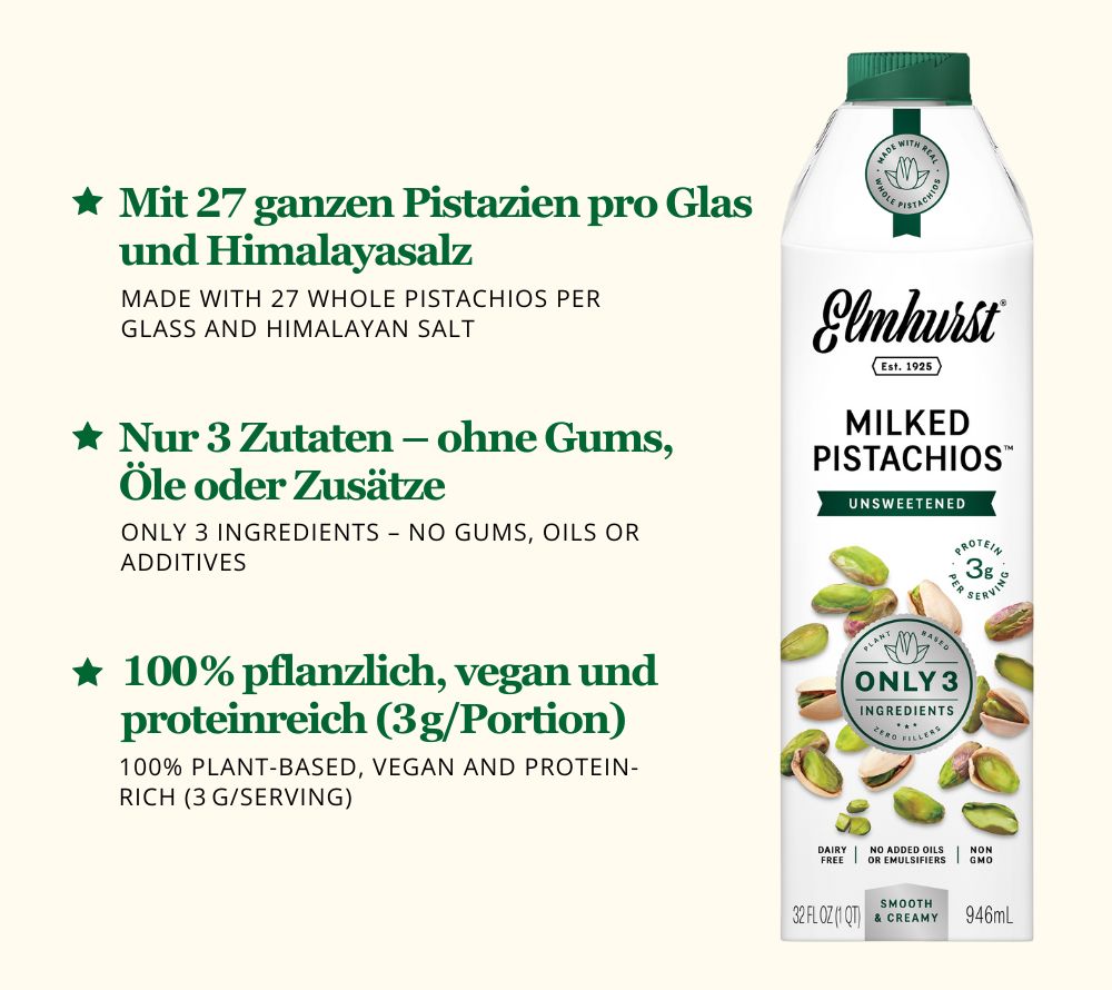 Pistachio Unsweetened Milk von Elmhurst