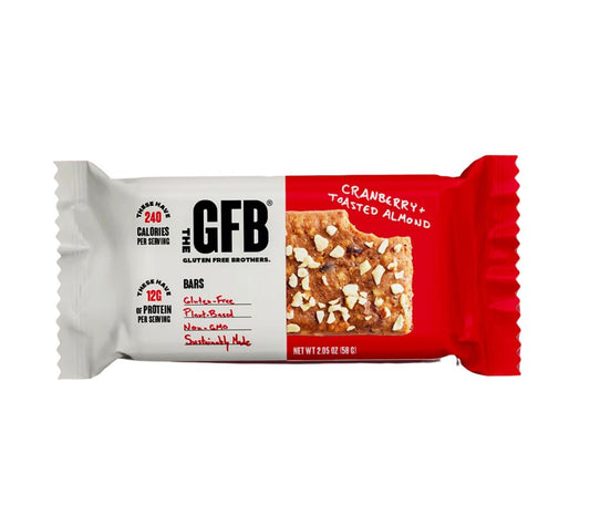 Cranberry Toasted Almond Bar – veganer Proteinriegel mit Cranberries & Mandeln. Glutenfrei, non-GMO & köstlich ausgewogen. Jetzt online bestellen bei Madevegan.