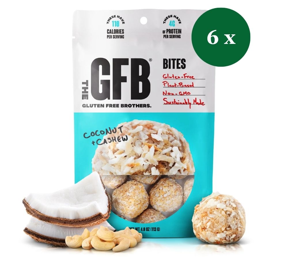 Coconut Cashew Bites – veganer Snack mit Kokos & Cashews. Glutenfrei, proteinreich & natürlich lecker. Jetzt online bestellen bei Madevegan.