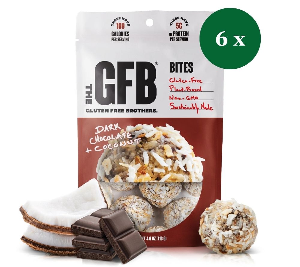 Dark Chocolate Coconut Bites von GFB The Gluten Free Brothers
