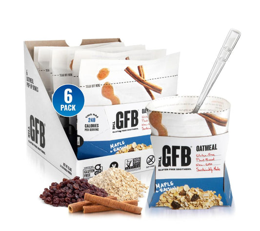 Maple Raisin Oatmeal – veganes Frühstück mit Ahornzucker & Rosinen. Glutenfrei, proteinreich & ballaststoffhaltig. Jetzt entdecken bei Madevegan.