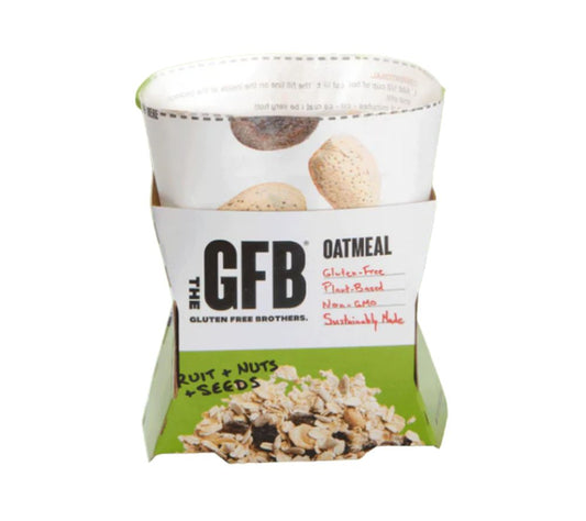 Fruit, Nuts & Seeds Oatmeal – veganes Protein-Frühstück mit Nüssen & Früchten. Glutenfrei & non-GMO. Jetzt kaufen bei Madevegan.