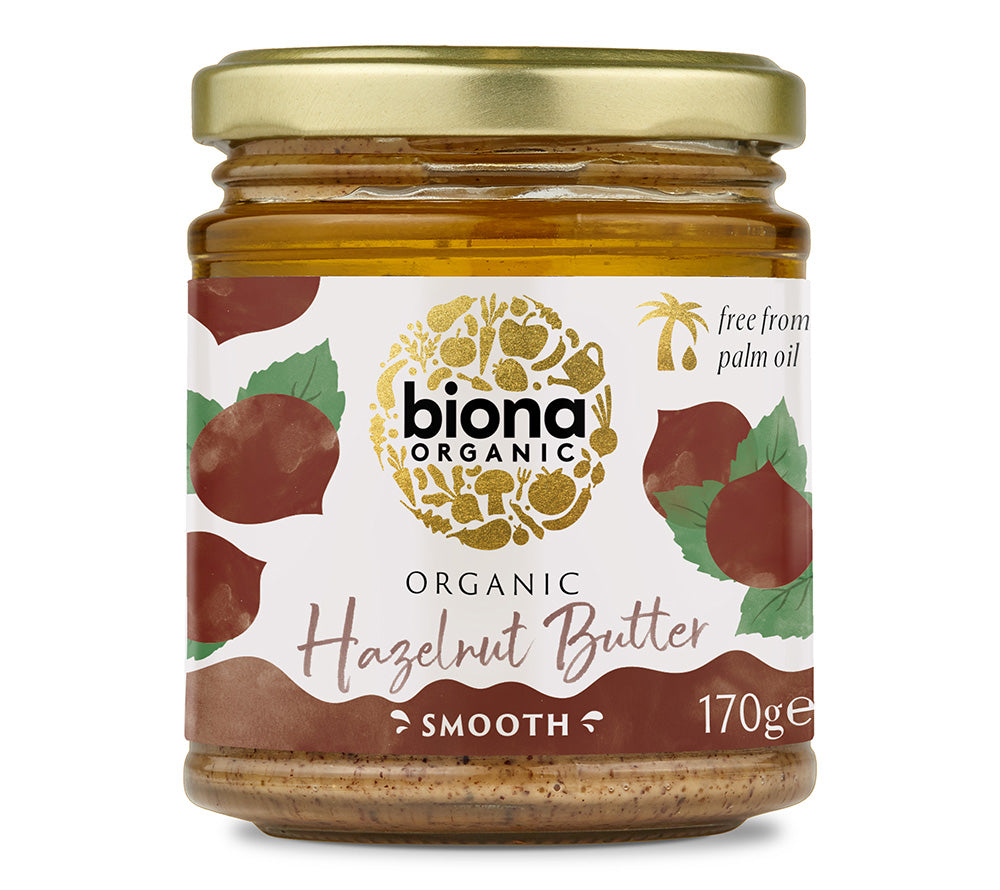 Haselnuss Butter in Bio-Qualität von Biona 170 g