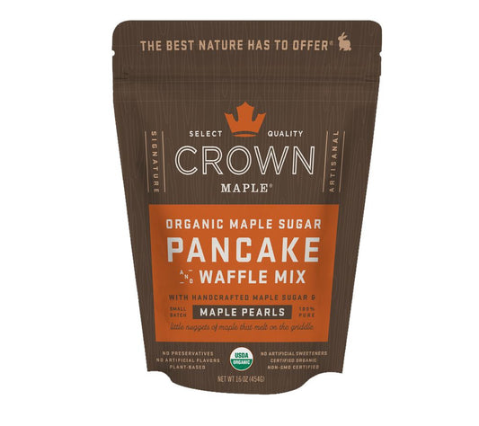 Crown Maple Organic Maple Sugar Pancake Waffle Mix