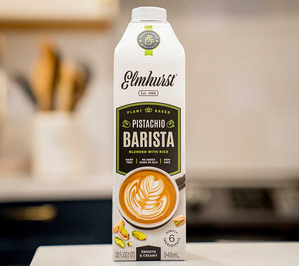Barista Pistachio von Elmhurst | 100 % pflanzlich, vegan & laktosefrei | frei von Zusatzstoffen | EU-weiter Versand