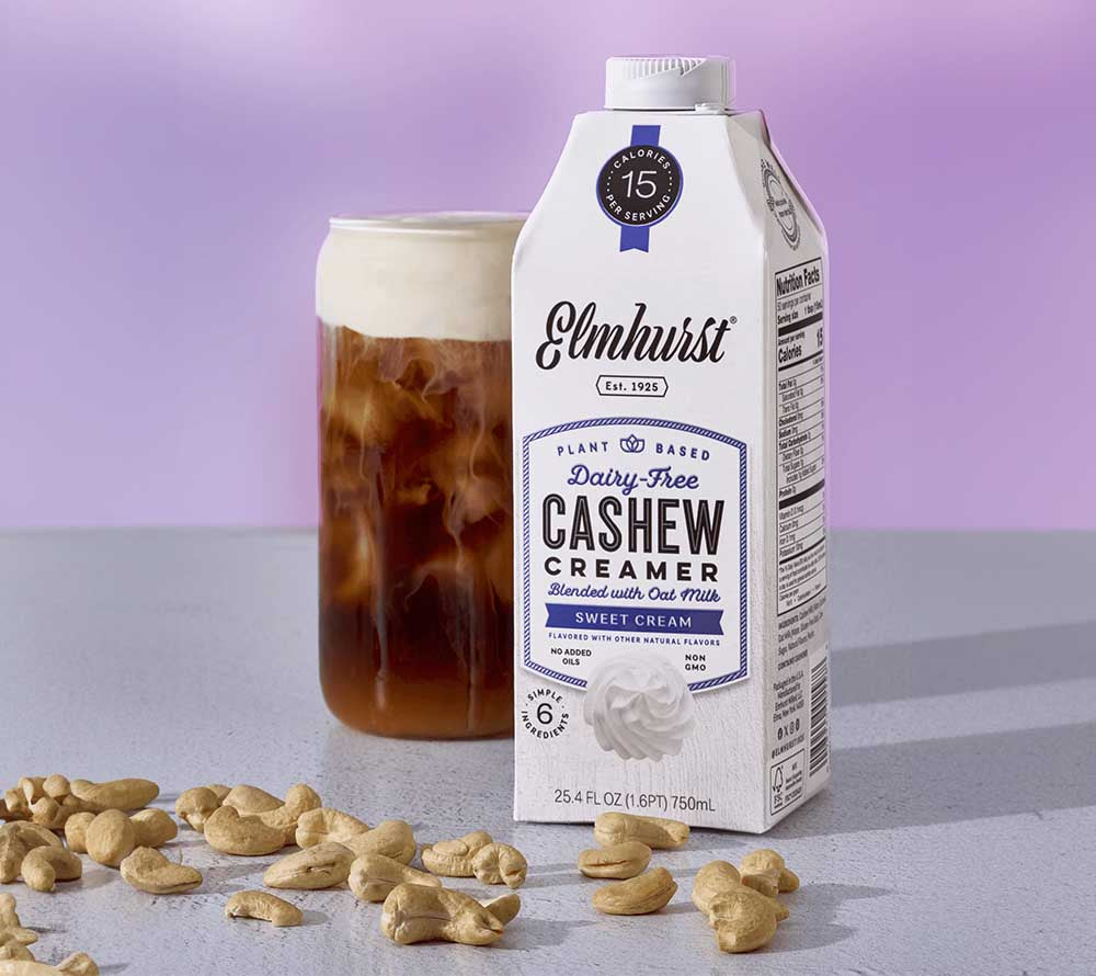 Pflanzlicher Cashew Creamer 🌿Nur 6 Zutaten – ohne Emulgatoren, Öle oder Zusätze 🌿 Eisgekühlt im Iced Coffee, Matcha oder Proteinshake 🌿 Jetzt bestellen!