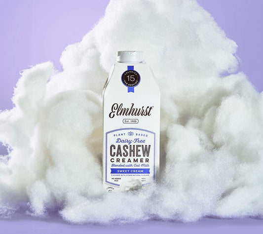 Pflanzlicher Cashew Creamer 🌿Nur 6 Zutaten – ohne Emulgatoren, Öle oder Zusätze 🌿 Eisgekühlt im Iced Coffee, Matcha oder Proteinshake 🌿 Jetzt bestellen!