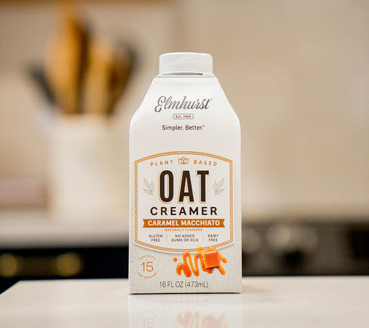Caramel Macchiato Oat Creamer von Elmhurst | Verfeinere deinen Kaffee | perfekte Balance aus Hafermilch & Karamell | Natürlich & unwiderstehlich ☕