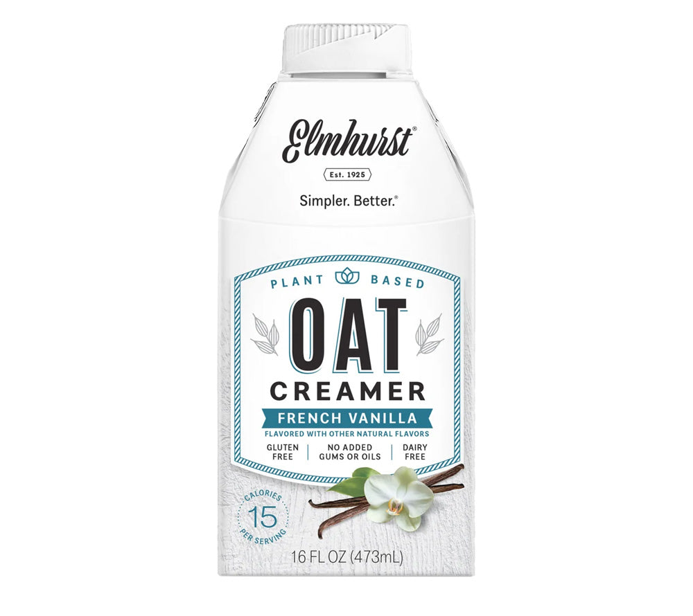 French Vanilla Oat Creamer von Elmhurst | Verwöhne Dich mit cremiger Vanille-Note in Kaffee, Tee & mehr | 100% pflanzlich, natürlich & nachhaltig ☕