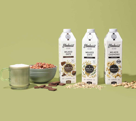 Chocolate Oat Milk von Elmhurst | 100 % vegan, laktosefrei & glutenfrei | gesunde Alternative | nussig-milder Geschmack mit reichhaltiger Schokolade | EU-weiter Versand