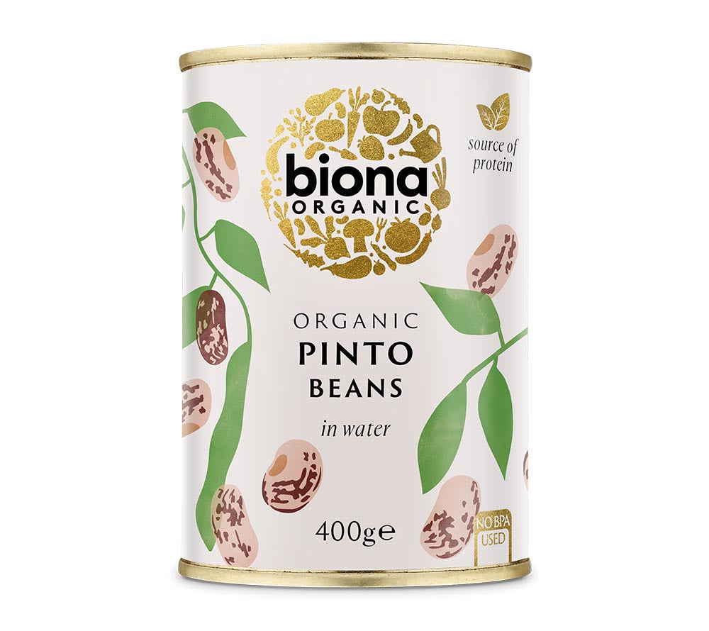 Pinto Beans von Biona kaufen | Reich an Nährstoffen und vielseitig einsetzbare Wachtelbohnen | Perfekt für mexikanische Gerichte und Currys