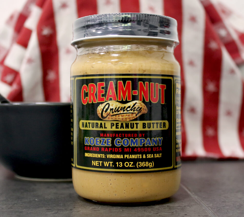 Erdnussbutter ohne Palmöl Crunchy von Koeze