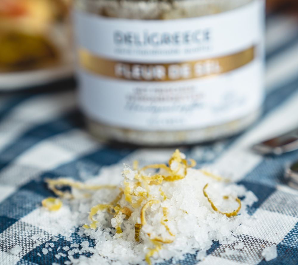 Fleur de Sel - Zitronensalz von Deligreece