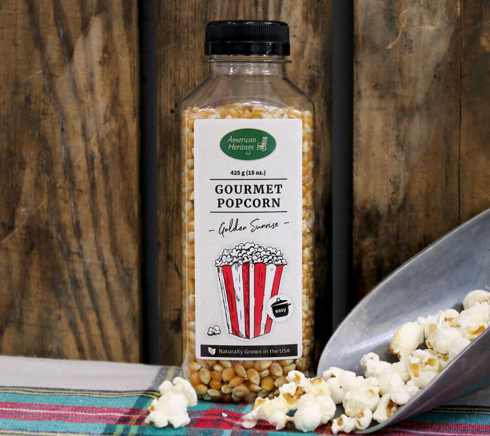 Veganes Gourmet-Popcorn Golden Sunrise