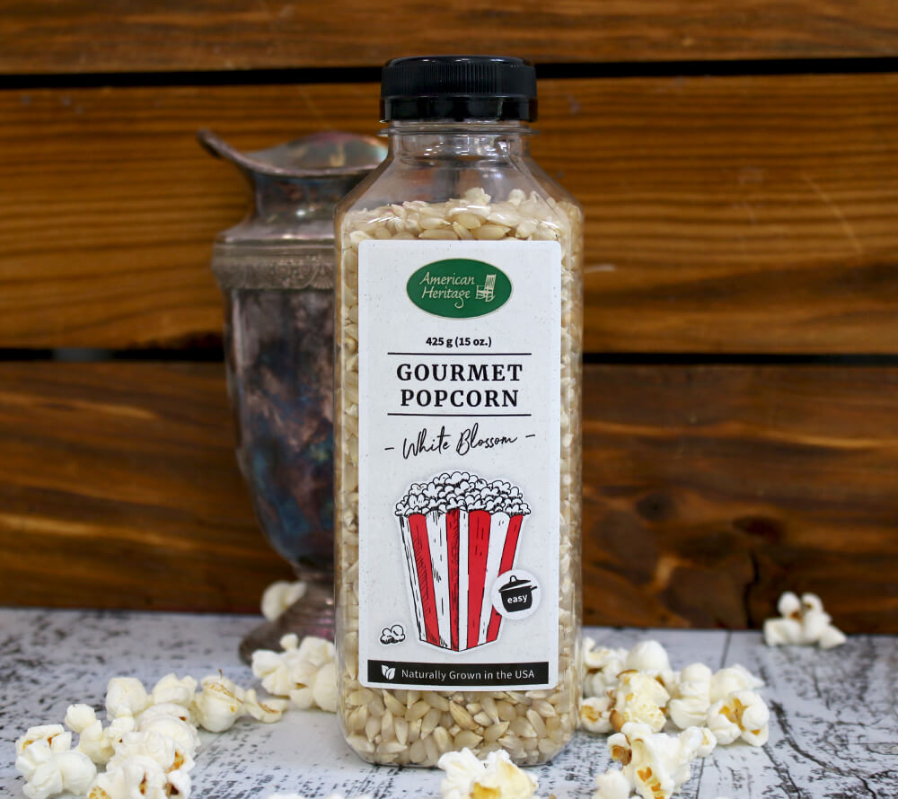 Veganes Gourmet-Popcorn White Blossom