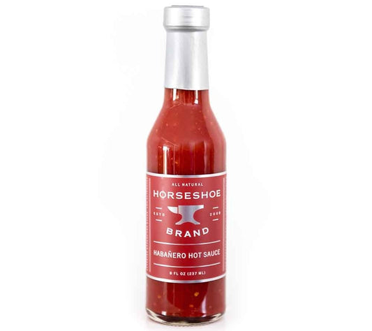 Vegane Grillsauce Habanero Hot Sauce von Horseshoe Brand