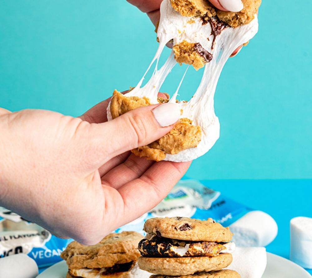 Vegane Marshmallows Dandies mit Vanillegeschmack