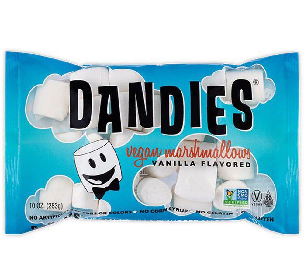 Vegane Marshmallows Dandies mit Vanillegeschmack