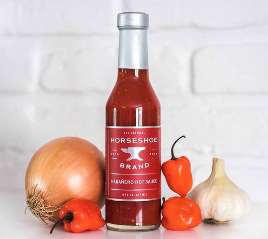 Vegane Grillsauce Habanero Hot Sauce von Horseshoe Brand
