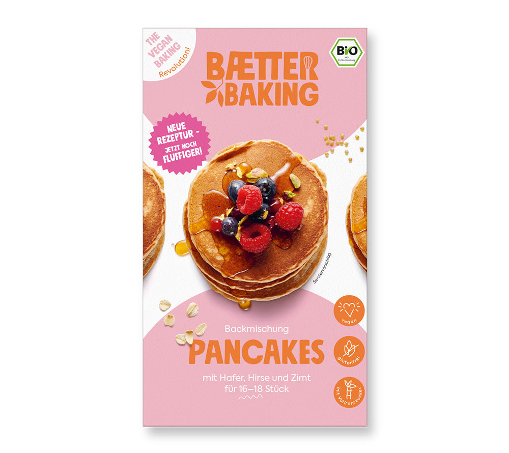 Vegane Pancakes - Backmischung von Baetter Baking