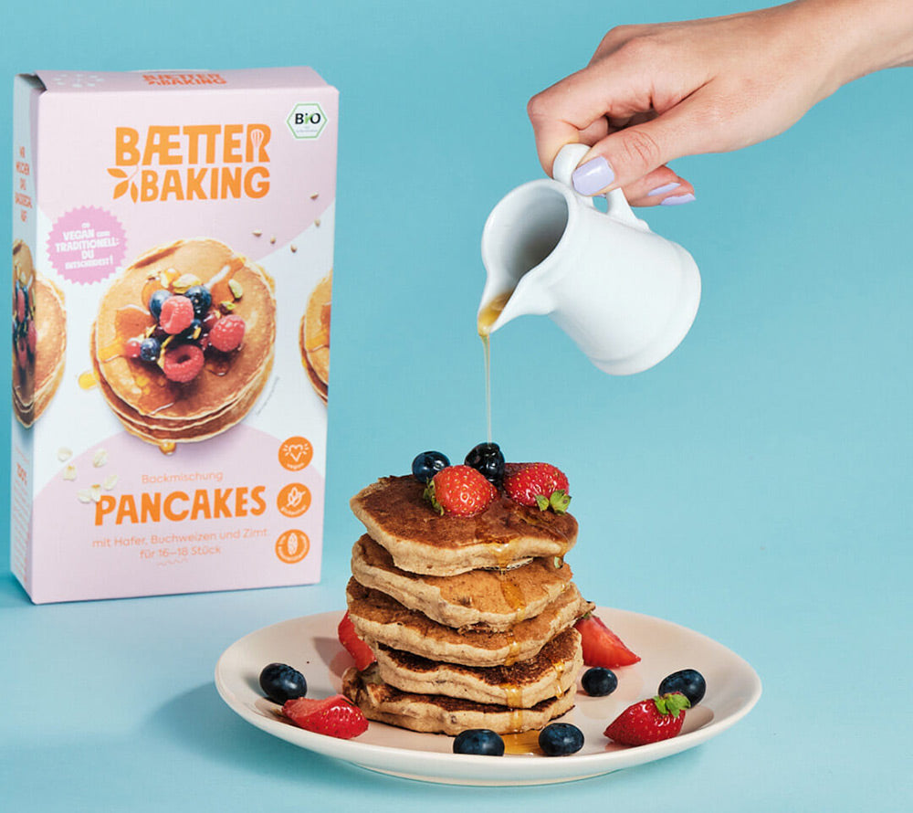 Vegane Pancakes - Backmischung von Baetter Baking