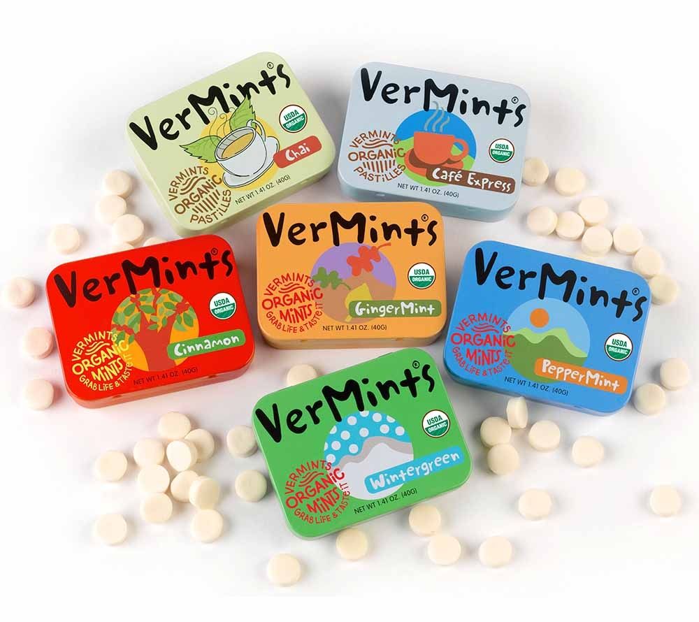 Vegane VerMints verschiedene Sorten