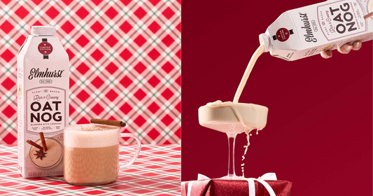 OatNog Milk von Elmhurst - veganer EggNog