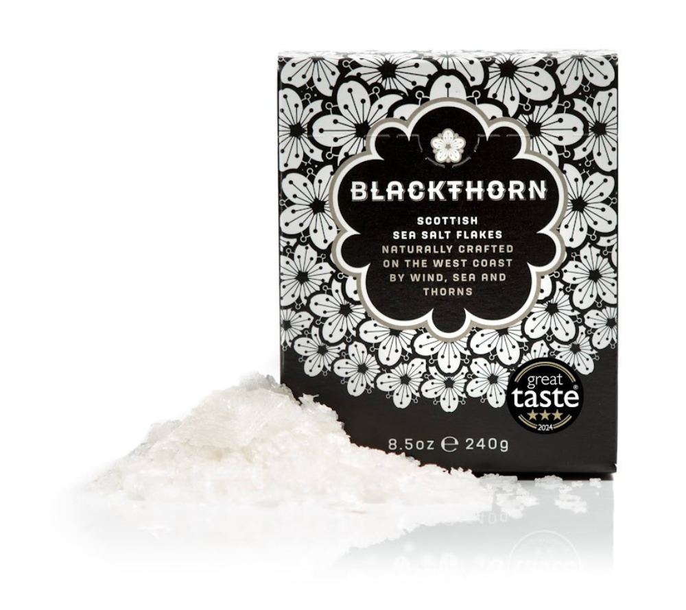 Blackthorn Scottish Sea Salt Flakes | Handgeschöpft & nachhaltig | Für Feinschmecker & Gourmets | Award-Winning Meersalz aus Schottland | Jetzt entdecken!