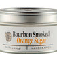 Bourbon Smoked Orange Sugar von Bourbon Barrel Foods – handgeräucherter Zucker mit Orangenschale und Eichenholzaroma aus Kentucky. Ideal für Desserts, Kaffee & Cocktails – Süße mit Charakter!