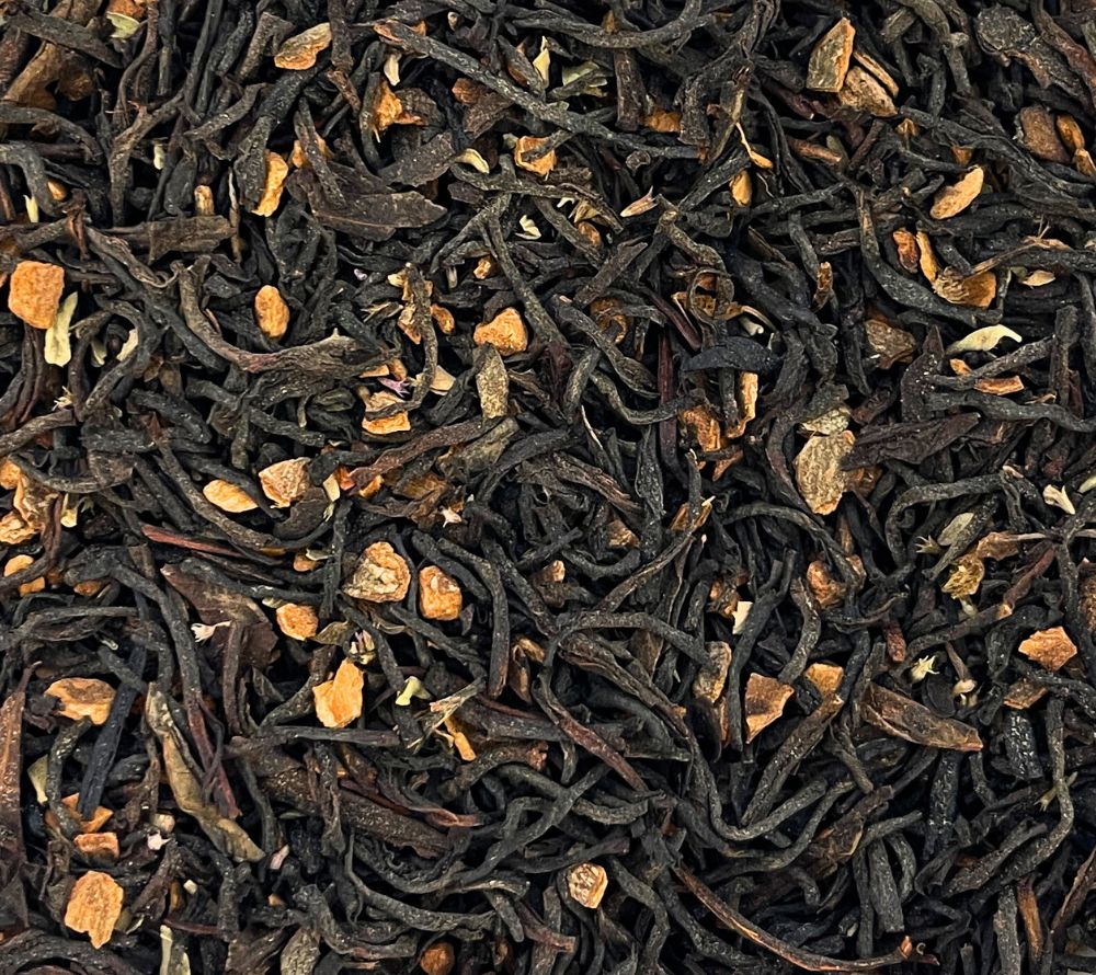 Everly Grace Christmas Cookies Tea – Bio-Rooibos mit Zimt, Ingwer & Kakaoschalen. Jetzt online kaufen bei Madevegan für festliche Wintergenüsse.