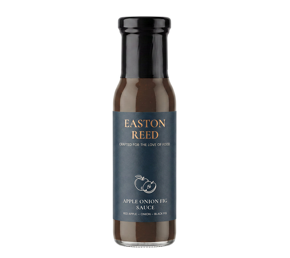 fruchtig-würzige Gourmet-Sauce mit Feigen, Apfel, Zwiebeln & Balsamico. Ideal für Käseplatten, Burger, Grillgemüse, Raclette und Feinkost.