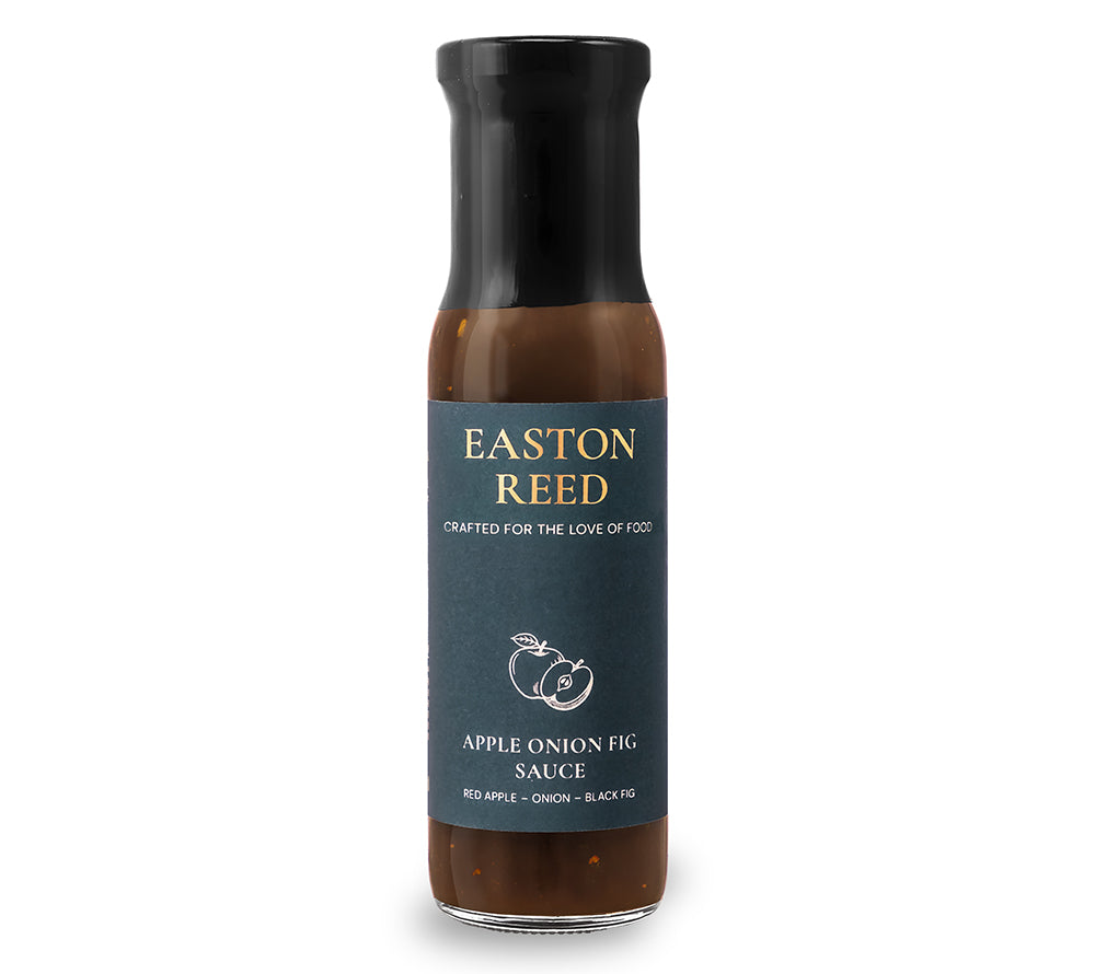 fruchtig-würzige Gourmet-Sauce mit Feigen, Apfel, Zwiebeln & Balsamico. Ideal für Käseplatten, Burger, Grillgemüse, Raclette und Feinkost.