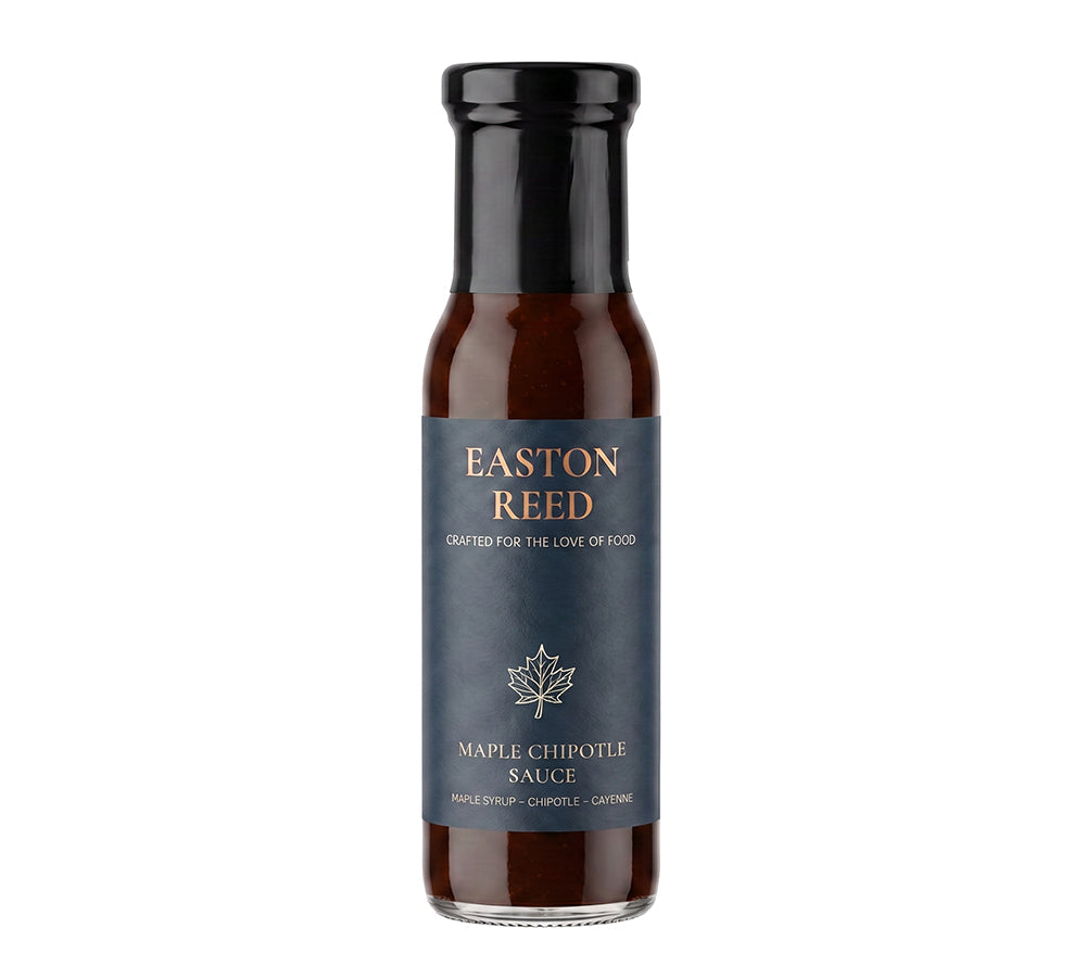 Maple Chipotle Sauce von Easton Reed kaufen – BBQ-Sauce mit kanadischem Ahornsirup und rauchiger Chipotle. Perfekt für Burger & Gemüse. 