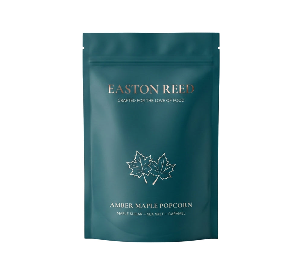Amber Maple Gourmet Popcorn kaufen – knuspriges Popcorn mit Ahornzucker, Karamell & Meersalz. Handveredelt, ohne künstliche Zusätze - jetzt kaufen