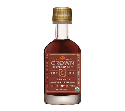 Crown Maple Cinnamon Infused Ahornsirup kaufen ☆ Bio-Qualität mit Zimt ☆ Für Pancakes, Waffeln und Desserts ☆ Mehr Sorten ☆ Jetzt probieren!